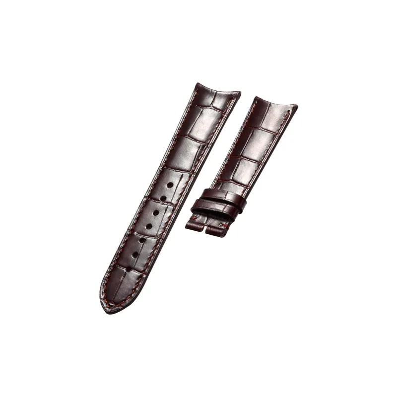 MILANQIAN M&Q Jaeger Compatibility Watch Band 190mm Cowhide Leather Material-2