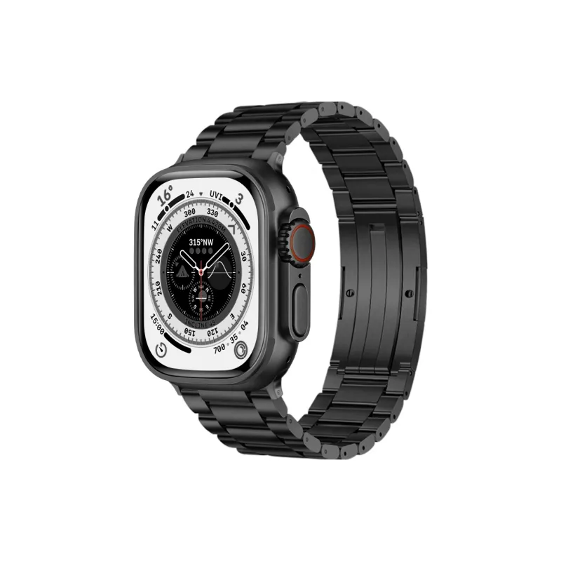 PULAISI Watch Bands Apple Compatibility 220mm Aluminum Alloy Unisex-5