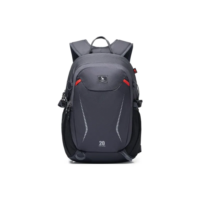 OIWAS Fabric Mountaineering Bag Backpack Regular Unisex Black/Dark Blue/Dark Gray-12