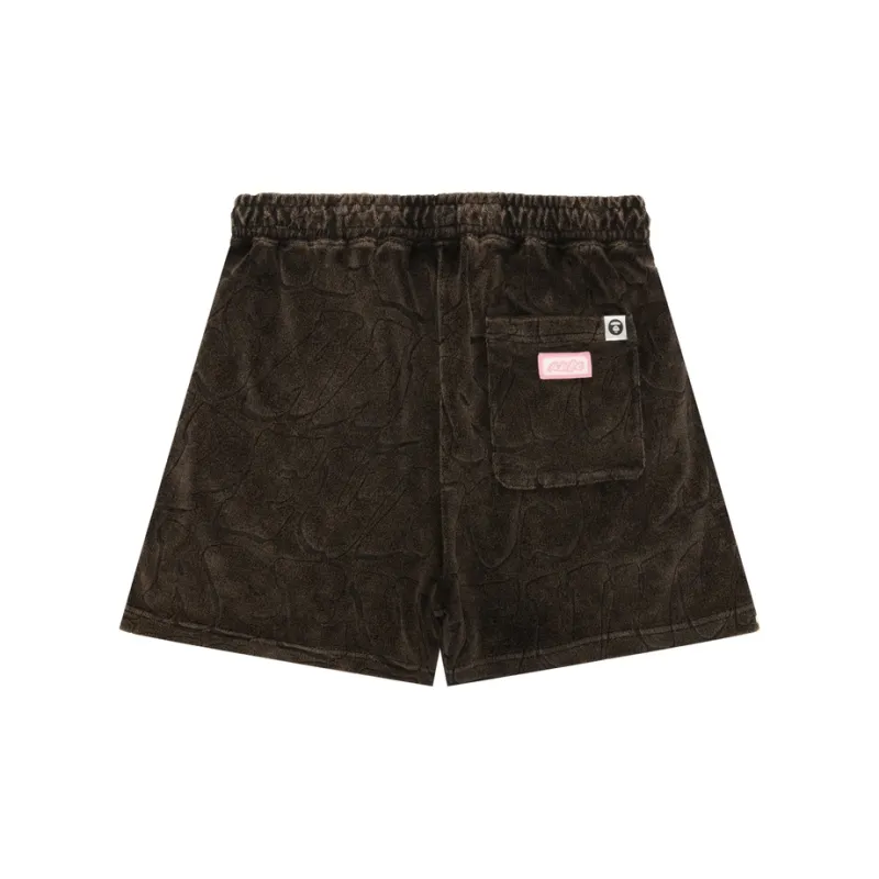 Aape Logo Sweat Short-1