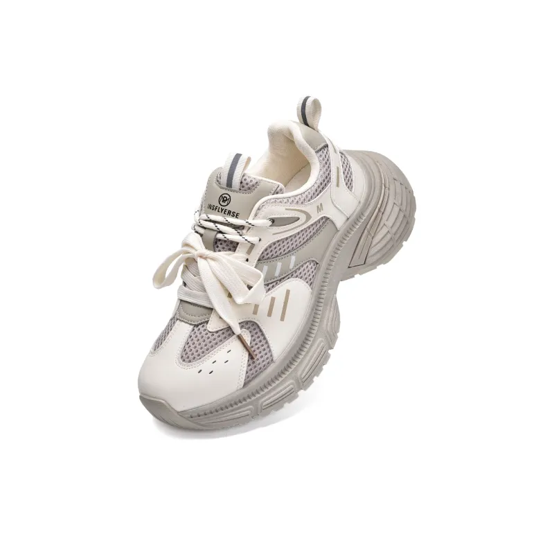 MISTERY Support Wear-Resistant Slip-Resistant Low-Top Chunky Sneakers Women's-8