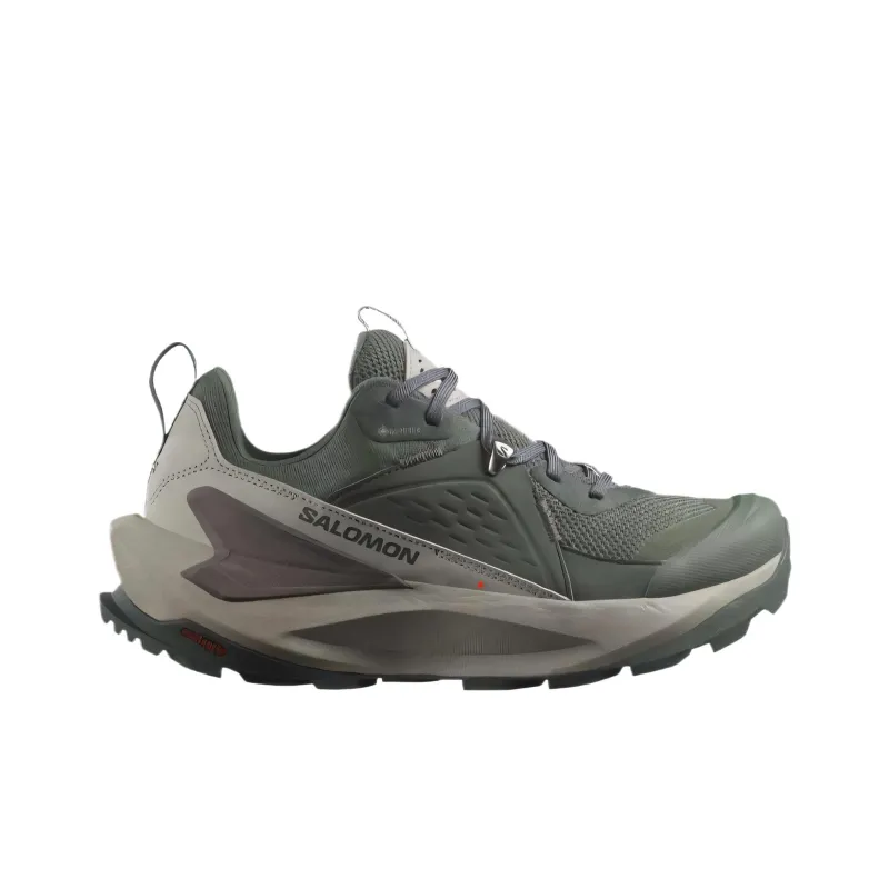 SALOMON Elixir Lightweight Low Top Hiking Shoes Unisex Flint Gray-1