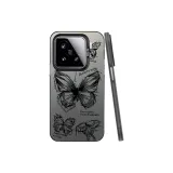 Moonlight Black-Sketch Butterfly S