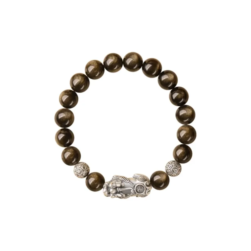 GOLDFISH ALLEY Obsidian Bracelets Unisex-0