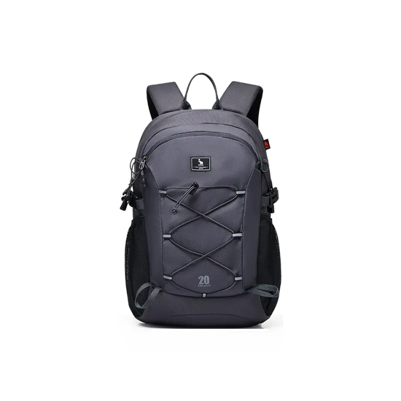 OIWAS Fabric Backpack Unisex Black/Dark Blue/Dark Gray-10