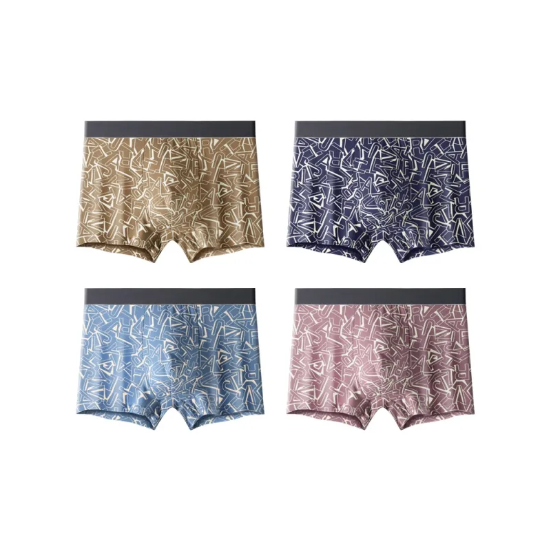 PLANDOO Underpants Men's 4 Pack-6