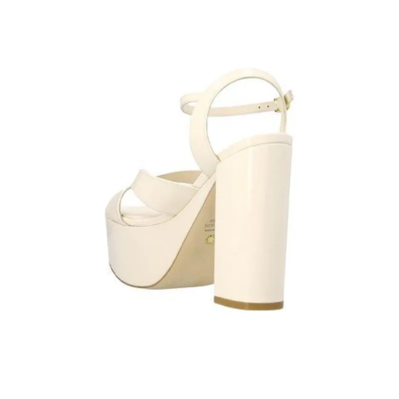 Stuart Weitzman/SW Miami Squarehigh One Strap Sandals 13cm Women's Ecru-2