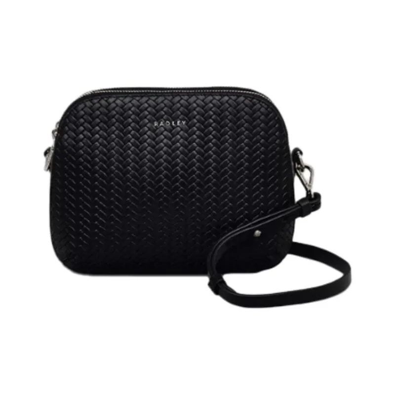RADLEY Cow Leather Shoulder Bag Medium Size Women's Black-0