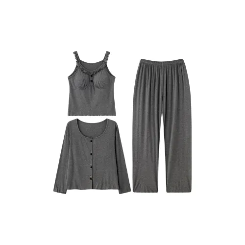 XIAFENYAN Pajama Set Women's Dark Gray