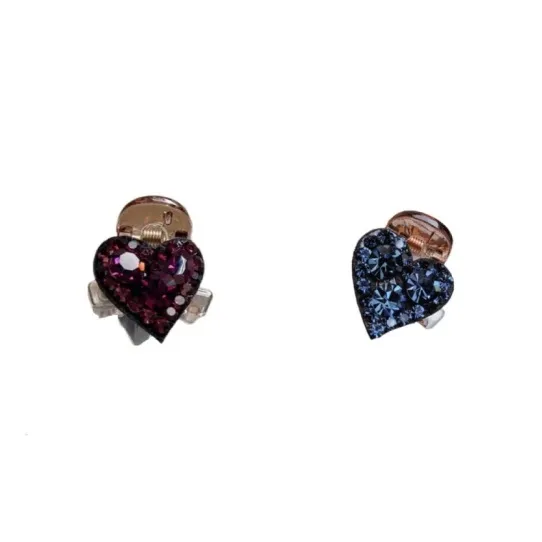 ZWU Acrylic Crystal Hair Clips Women's-39