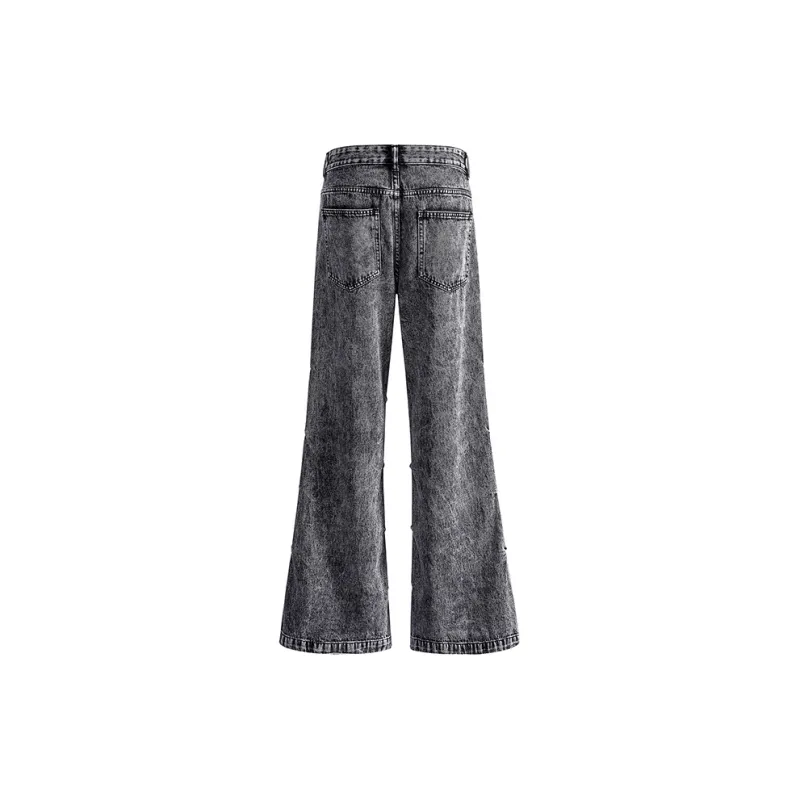 UF9193 Jeans Unisex Black Gray-1