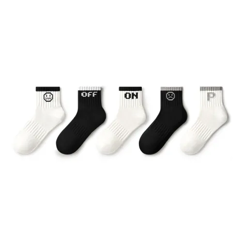 Primeet Ankle Socks Men's 5 Pack All The Way Forward