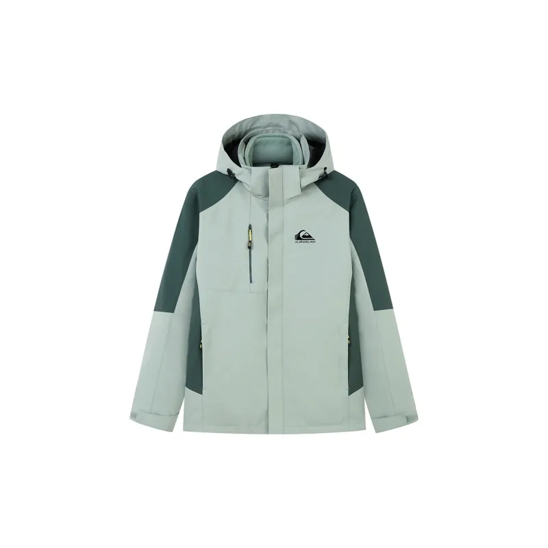 Quiksilver Hiking Water-Resistant Windproof Water-Repellent Rainproof Windbreaker Jacket Unisex-11