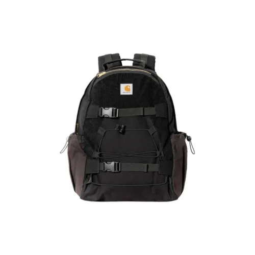 Antony 100% Cotton Backpack Regular pleated Black