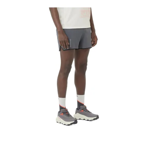 SALOMON SENSE AERO Sports Shorts Men's Gray