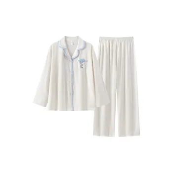 Sleeping Beauty Pajama Set Women's White