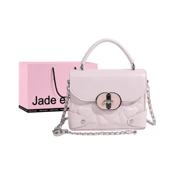 Jade En Plus PU Handbag Regular Women's Ballet Pink/Deep Black/Mist White