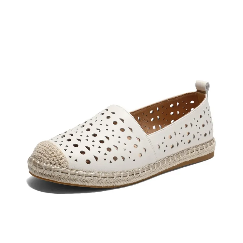 BELLE Espadrilles Women's Apricot/Ecru-5