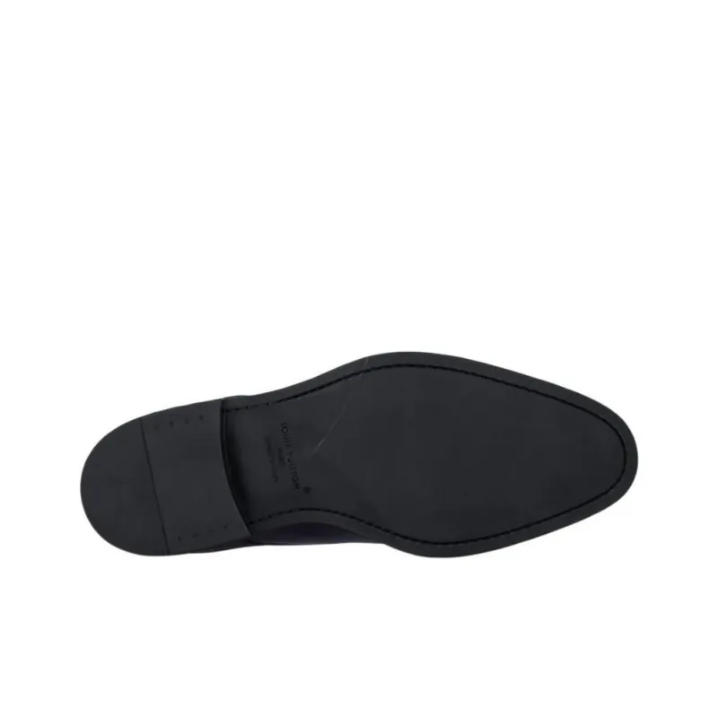 LOUIS VUITTON Kensington Dress Shoes Men's Black-4