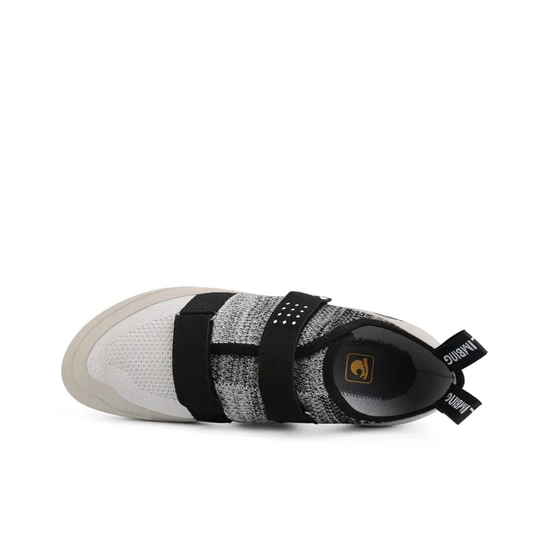 Land Axe Slip Resistant, Abrasion Resistant, Breathable Low Top Rock Climbing Shoes Unisex Light Gray-3