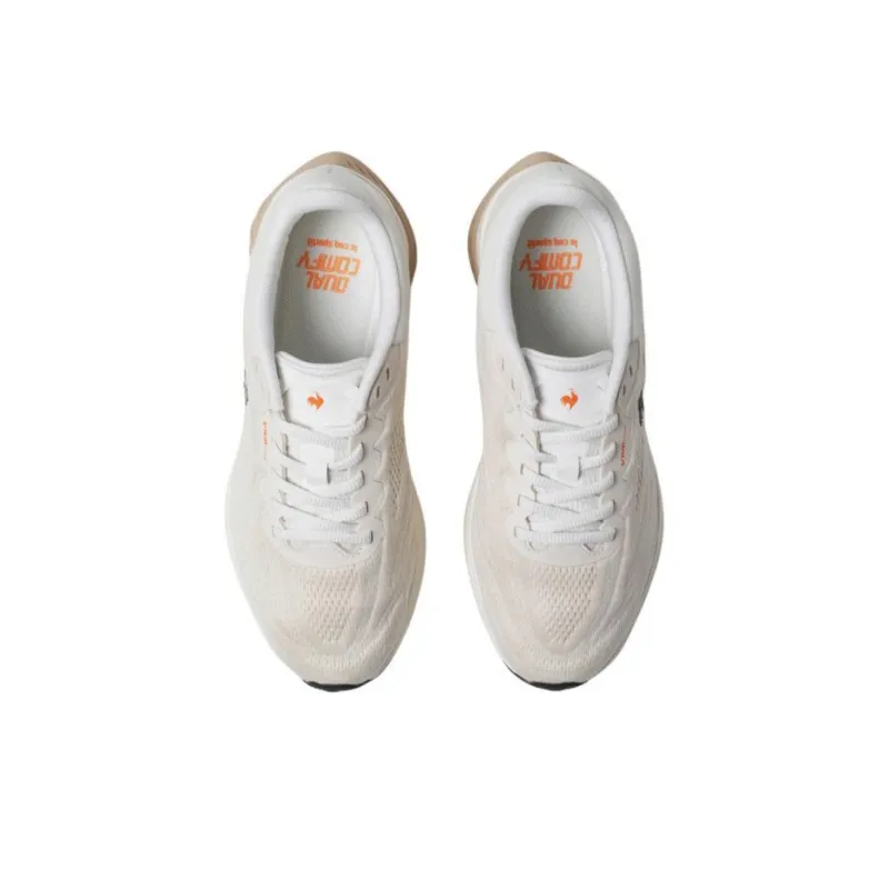 Le Coq Sportif Anti Slip Wear Resistant Low Top Running Shoes Unisex Beige-3