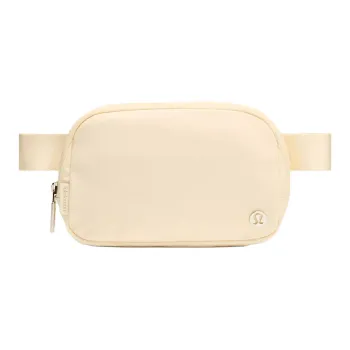 Lululemon Everywhere Nylon Fanny Pack Unisex Cream Yellow