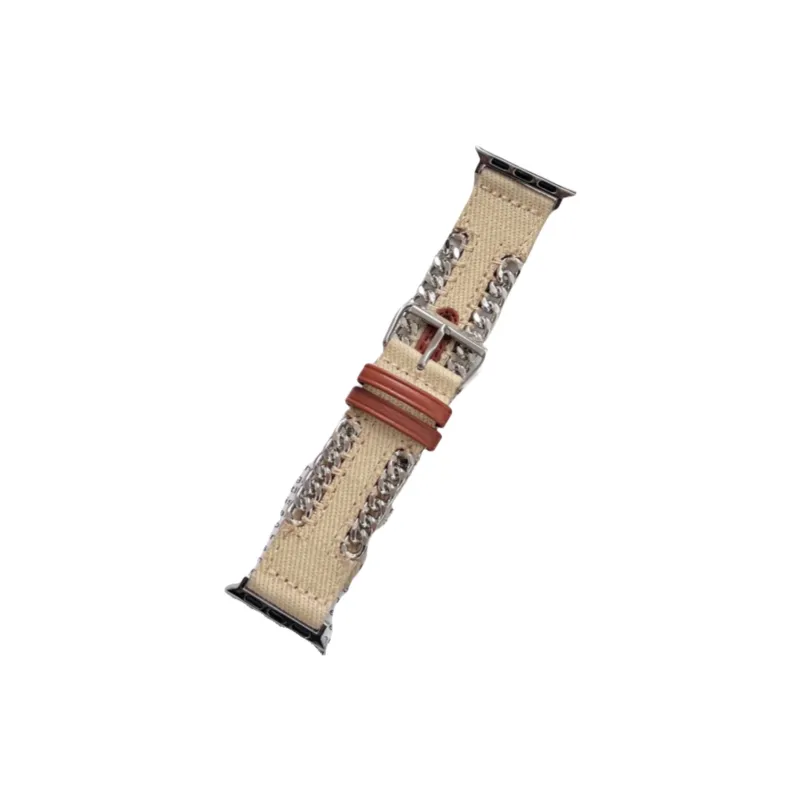 Antey Watch Bands Xiaomi Compatibility 180mm Denim Fabric Unisex-4