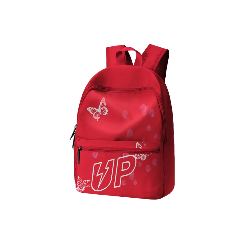 TURN UP Polyester Backpack Regular Unisex Red-9