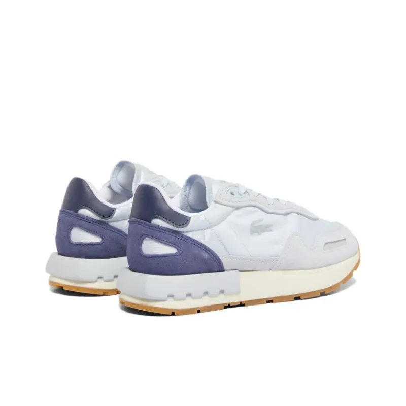 LACOSTE Anti Slip Wear Resistant Low Top Running Shoes Women's Light Blue-3