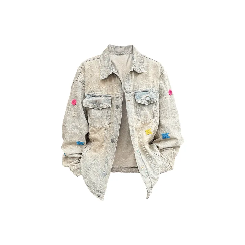 FLIM Denim Jackets Unisex Yellow Mud-5