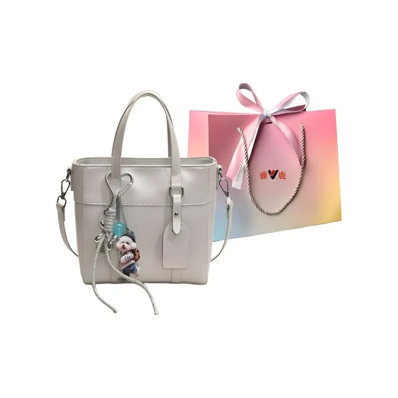 Yalu PU Bucket Bag, Crossbody Handbag Women's Ecru/Gray/Khaki/Black-2