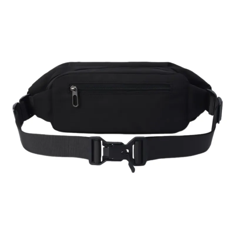 Tonlion Nylon Fabric Sling Bag Unisex Black/White-5