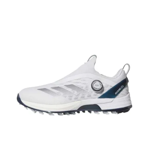 Adidas Adizero Abrasion Resistant Low Top Golf Shoes Men's Cloud White