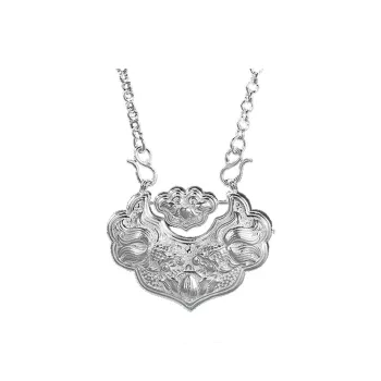 YINZHIXING Foot Silver 990 Necklaces Unisex