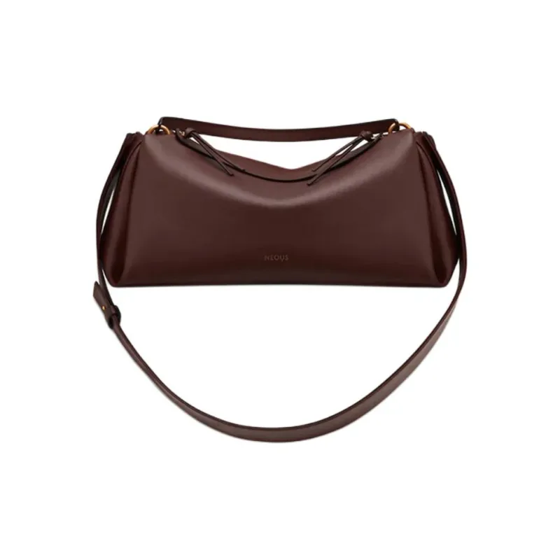 NEOUS Calfskin One Shoulder Handbag Women's Dark Chocolate-1