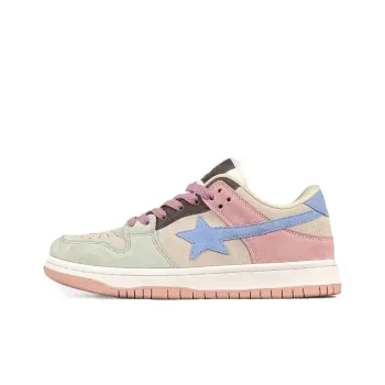 ABCYLM Low Top Skateboard Shoes Women's Rainbow