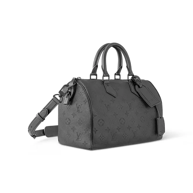 LOUIS VUITTON Speedy P9 Bandouliere 30 Ultra Black-2