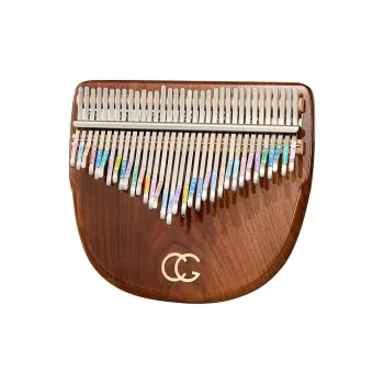 CEGA 34 Tone Kalimba Including Half Tones Kalimba Black Walnut Material Thumb Piano