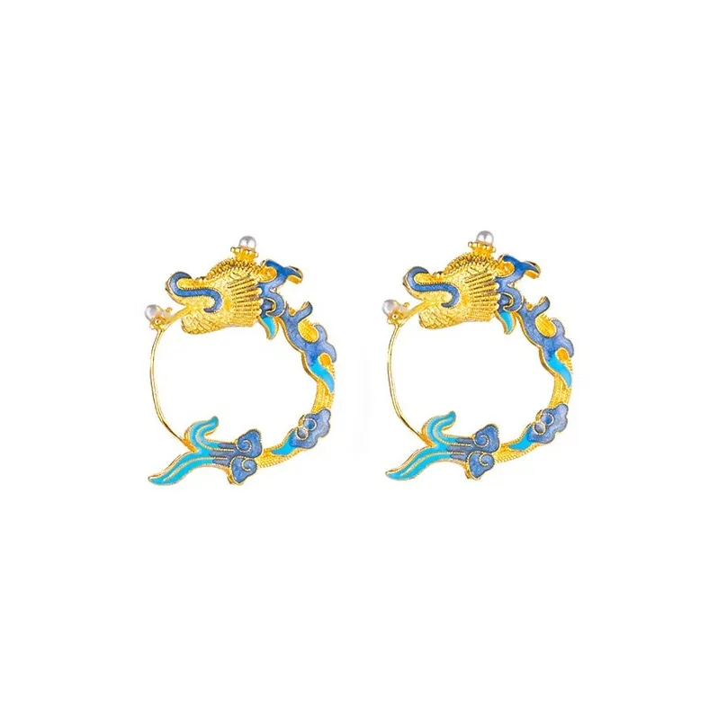 SHARK BABY Enamel Earrings Women's-0