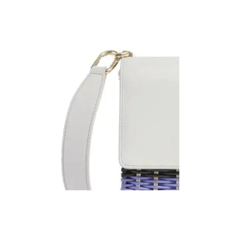 Furla 1927 Collection Cow Leather Shoulder Bag Women's White-4