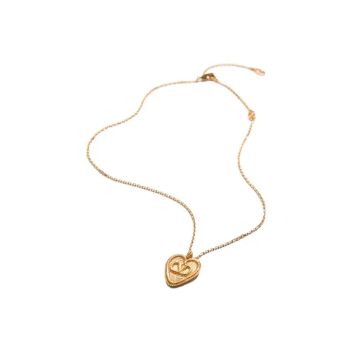 Valentino Metal Necklaces Women's Bronze
