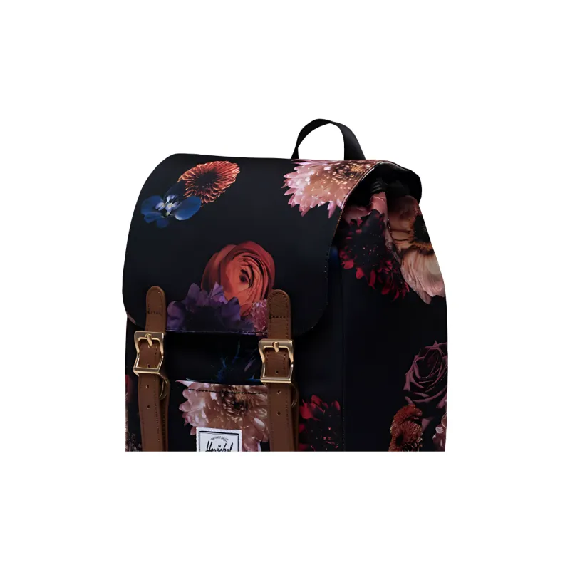Herschel Recycled Polyester Backpack Mini Unisex Red & Black-4