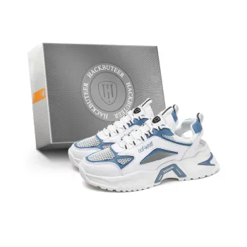 HACKBUTEER Low Top Chunky Sneakers Men's Box Included