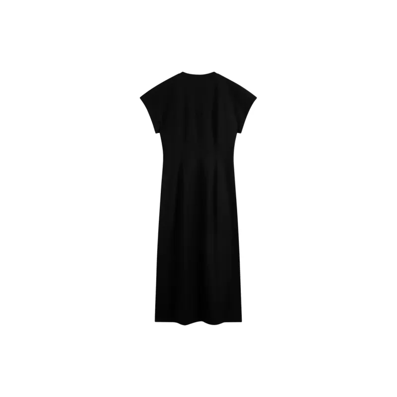 CALVIN KLEIN Short-Sleeved Dresses Women's Space Black-1