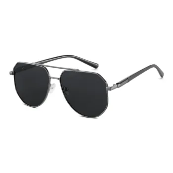 ENFANTIN TR/Memory Plastic Metal Aviator Sunglasses Unisex