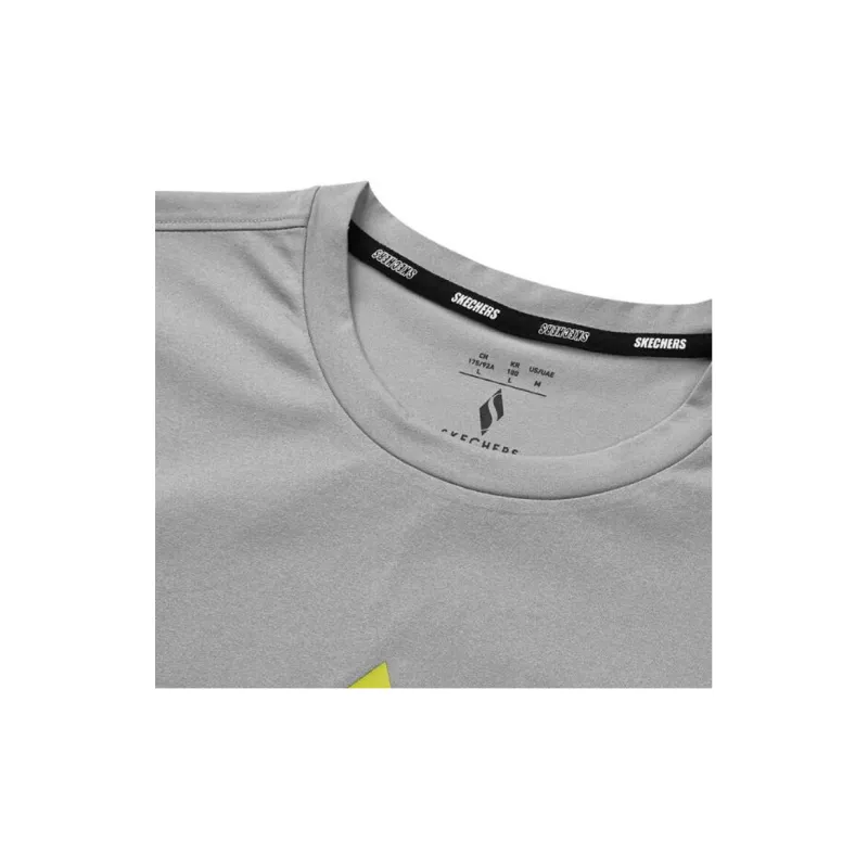 Skechers T Shirt Men's Ash Gray-2