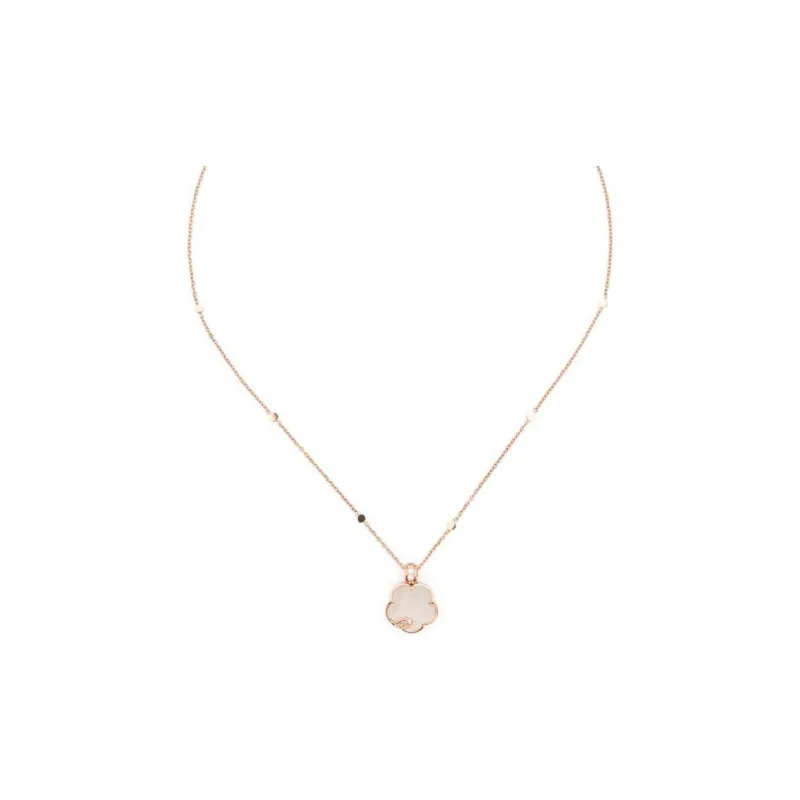 Pasquale Bruni 18K Rose Gold Petit Joli Lunaire Pearl And Diamond Necklace-0