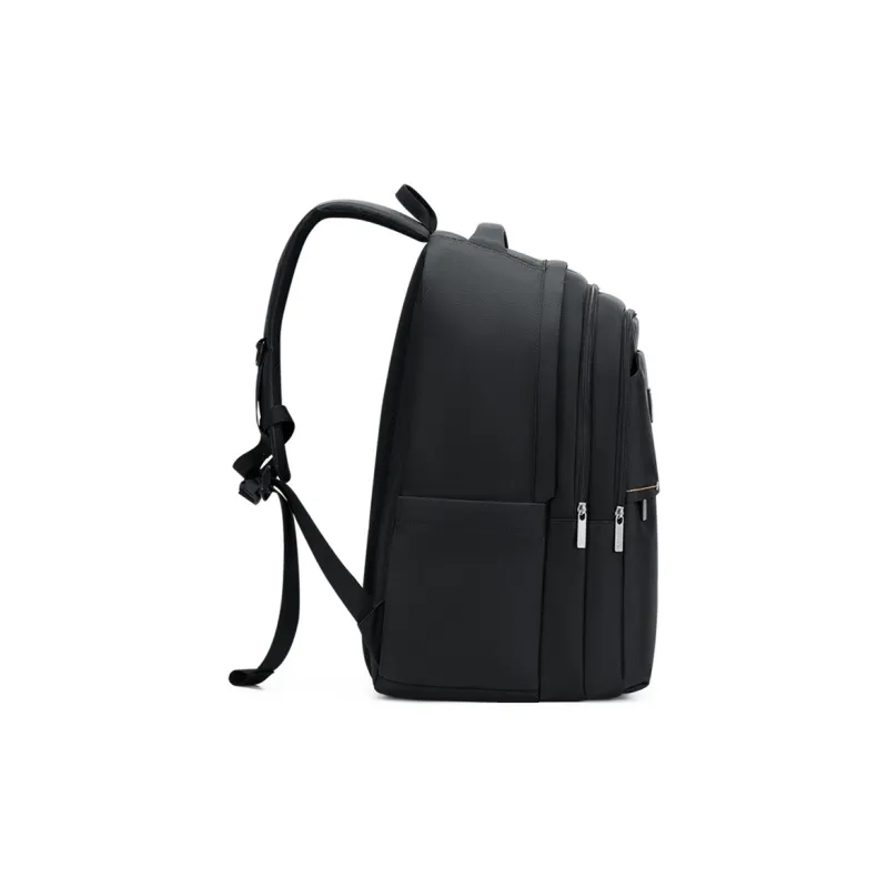 OIWAS Fabric Travel Backpack Laptop Bag Backpack Unisex Black/Blue-4