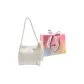 Ecru with Charm-Brand Shopping Bag