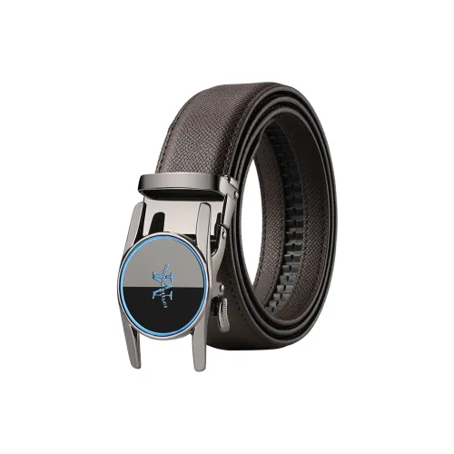 15 MINS Cow Split Leather Belts Men's Width 3.5cm